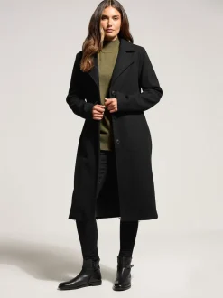 Long Tall Sally Black City Coat