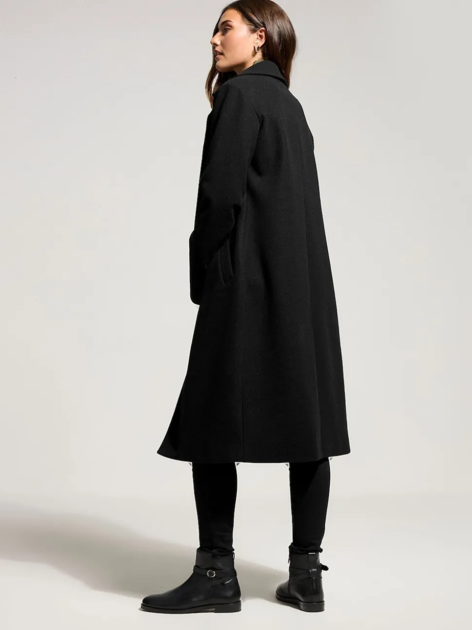 Long Tall Sally Black City Coat