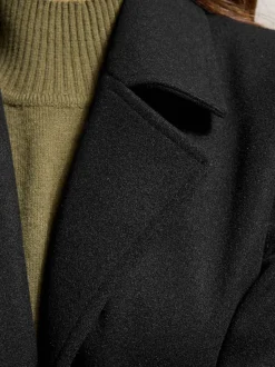 Long Tall Sally Black City Coat