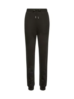 Long Tall Sally Black Cuffed Drawstring Joggers