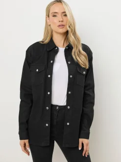 Long Tall Sally Black Denim Shirt