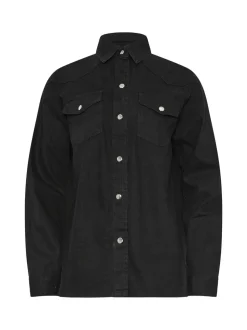 Long Tall Sally Black Denim Shirt