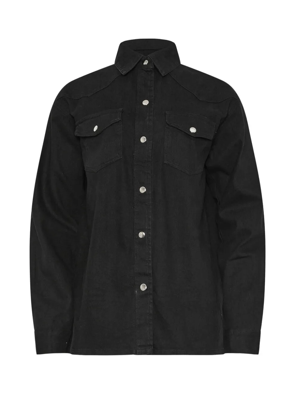 Long Tall Sally Black Denim Shirt
