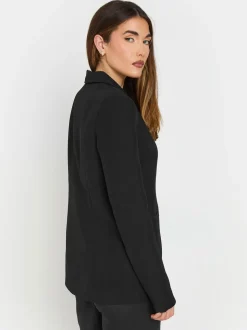 Long Tall Sally Black Double Breasted Jacket