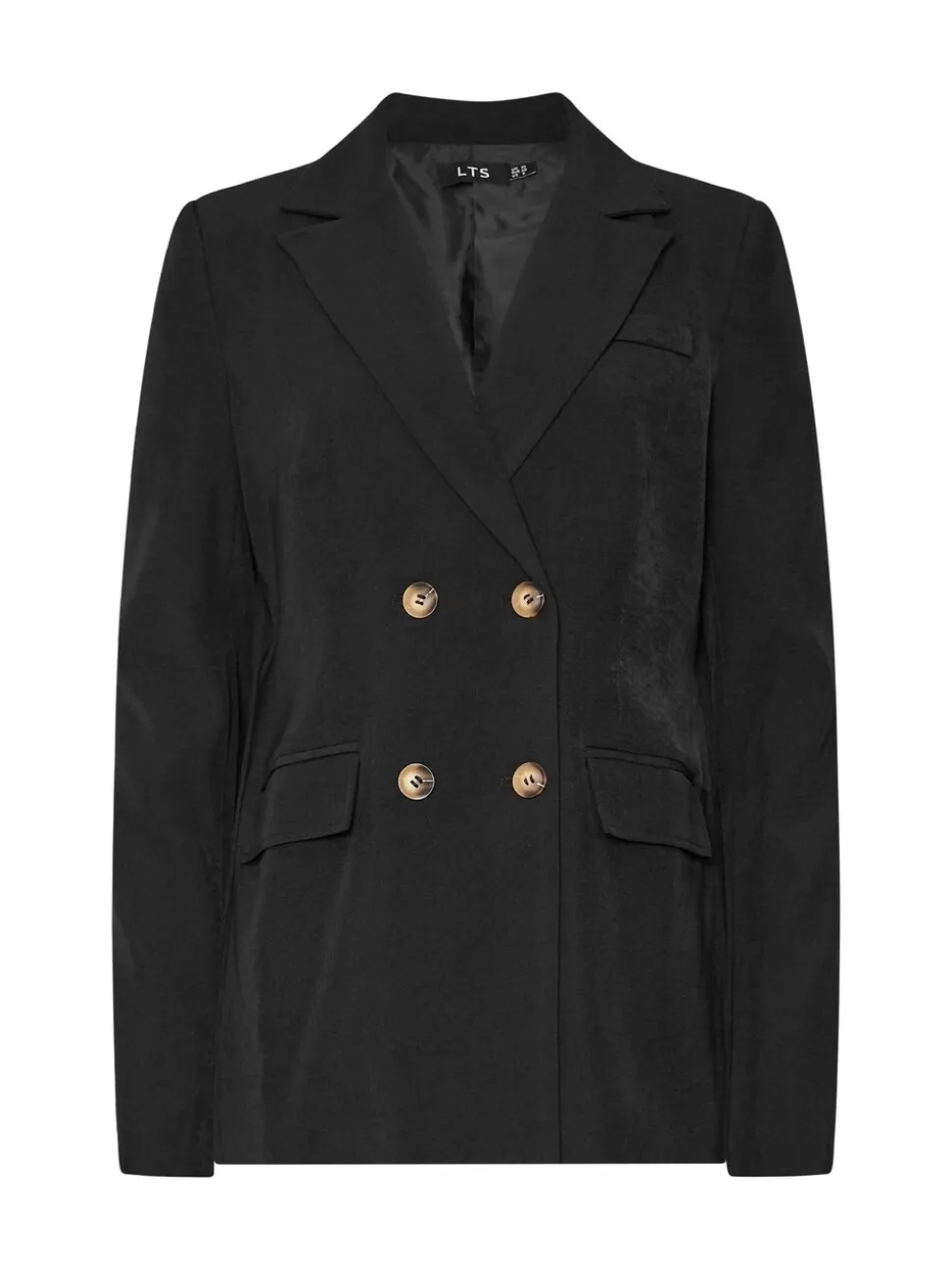 Long Tall Sally Black Double Breasted Jacket