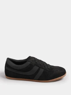 Long Tall Sally Black Low Profile Trainers