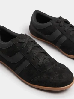 Long Tall Sally Black Low Profile Trainers