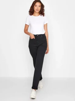 Long Tall Sally Black Mom UNA Stretch Jeans