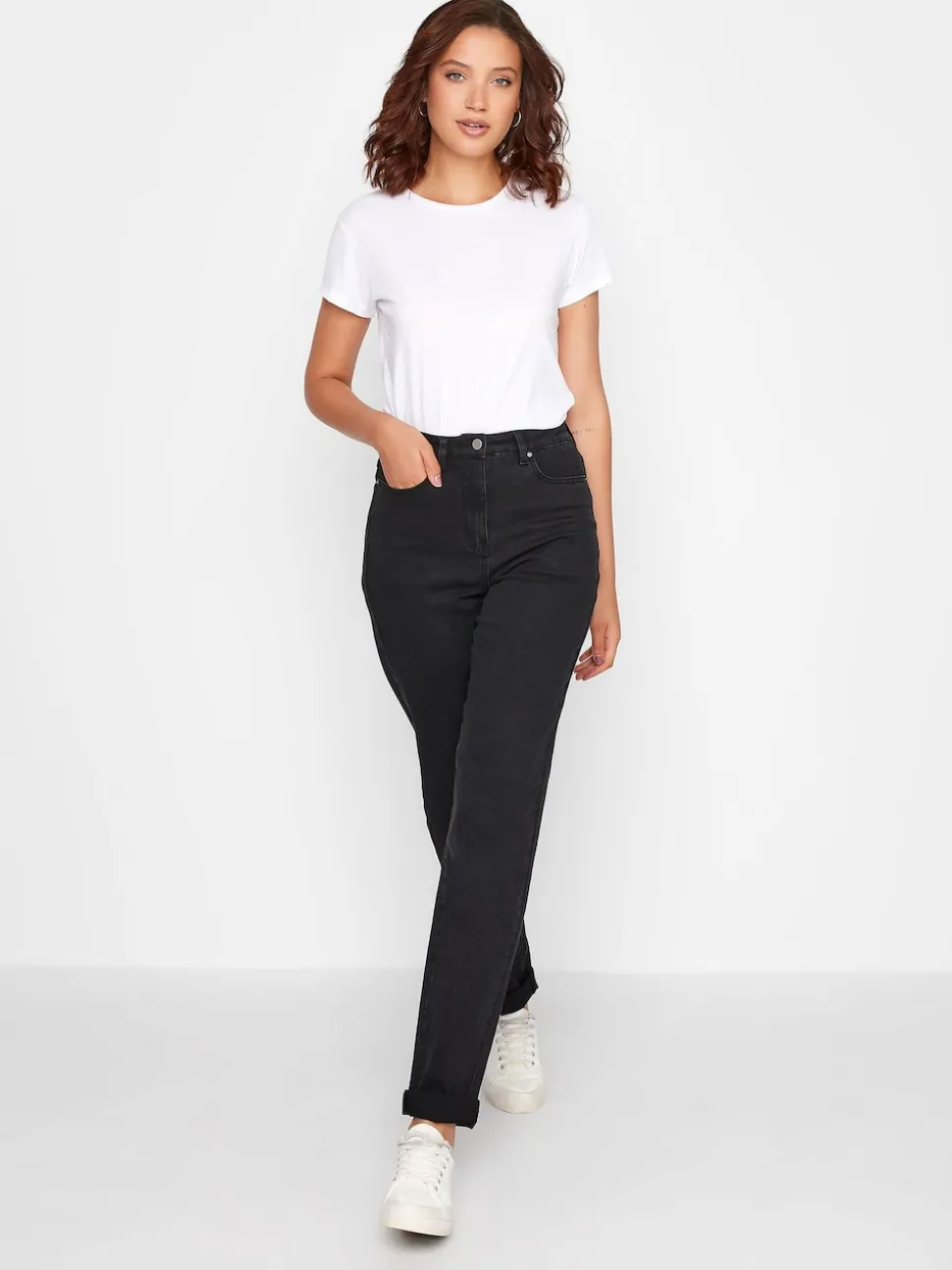 Long Tall Sally Black Mom UNA Stretch Jeans