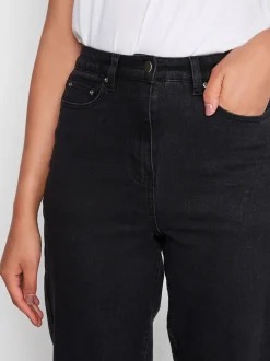 Long Tall Sally Black Mom UNA Stretch Jeans