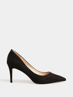 Long Tall Sally Black Point Court Shoes