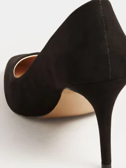 Long Tall Sally Black Point Court Shoes