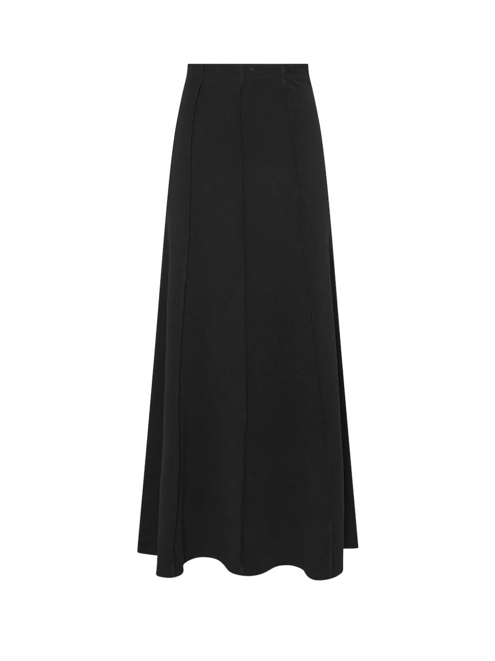 Long Tall Sally Black Seamed Maxi Flare Skirt
