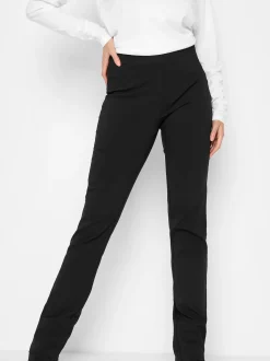 Long Tall Sally Black Stretch Straight Leg Trousers