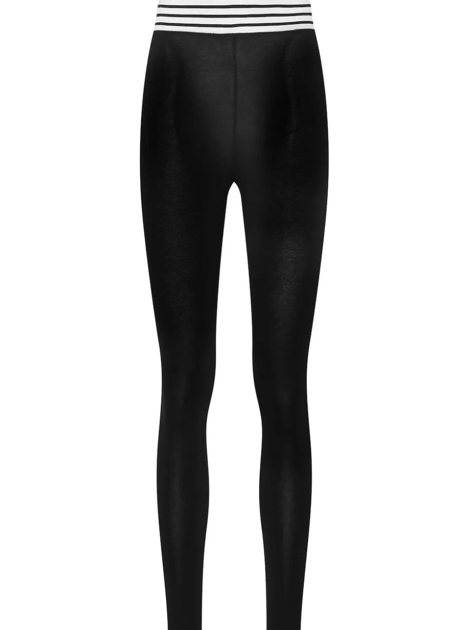 Long Tall Sally Black Stripe Waistband Leggings