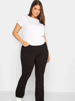 Long Tall Sally Black Stretch Bootcut Trousers