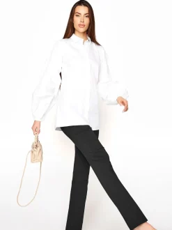Long Tall Sally Black Stretch Bootcut Trousers