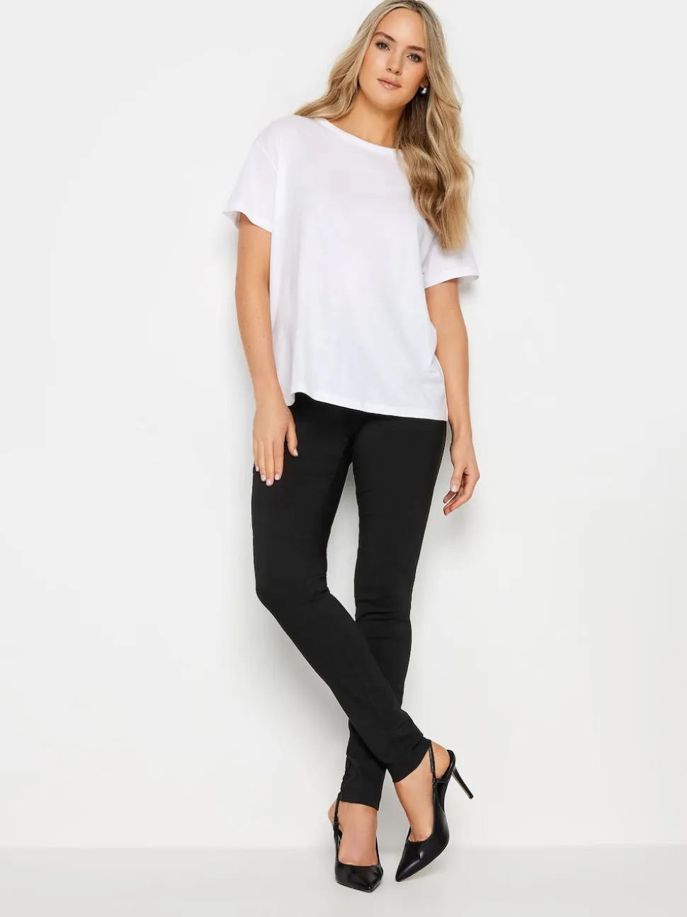 Long Tall Sally Black Stretch Skinny Trousers