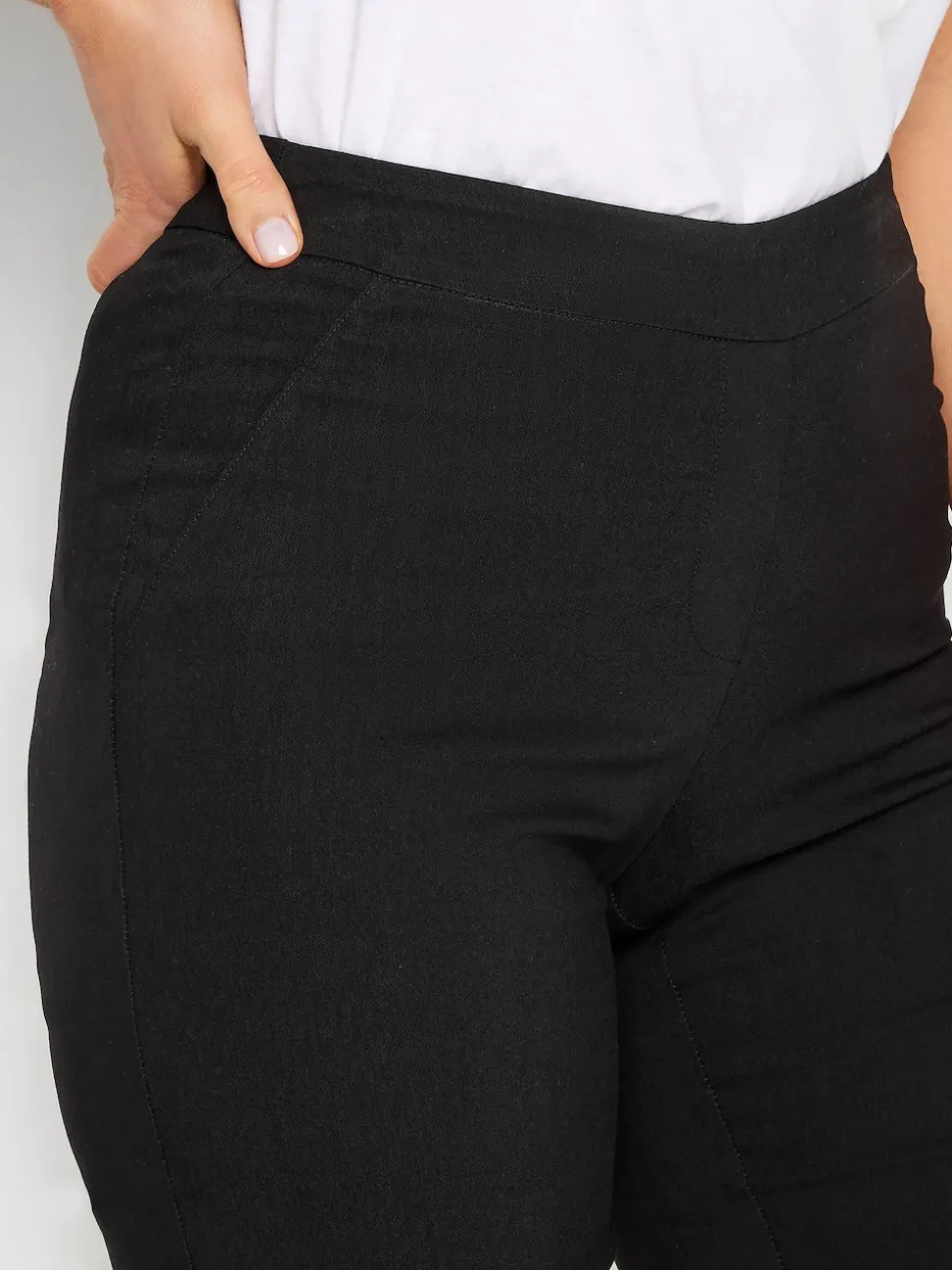 Long Tall Sally Black Stretch Skinny Trousers