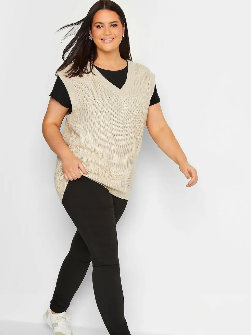 Long Tall Sally Black Stretch Skinny Trousers
