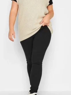 Long Tall Sally Black Stretch Skinny Trousers