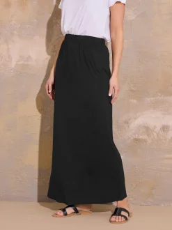 Long Tall Sally Black Tube Maxi Skirt