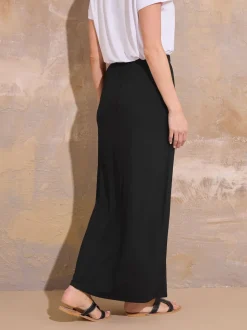 Long Tall Sally Black Tube Maxi Skirt
