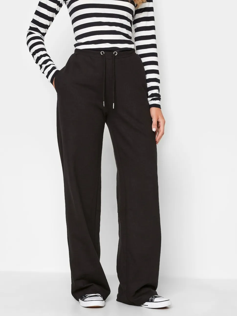 Long Tall Sally Black Wide Leg Joggers 2 Pack