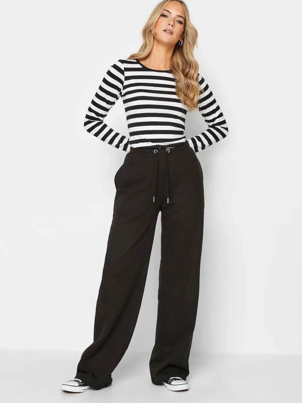 Long Tall Sally Black Wide Leg Joggers 2 Pack