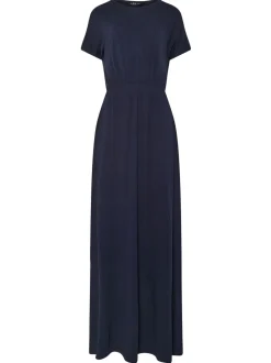 Long Tall Sally Blue Shirred Waist Maxi Dress