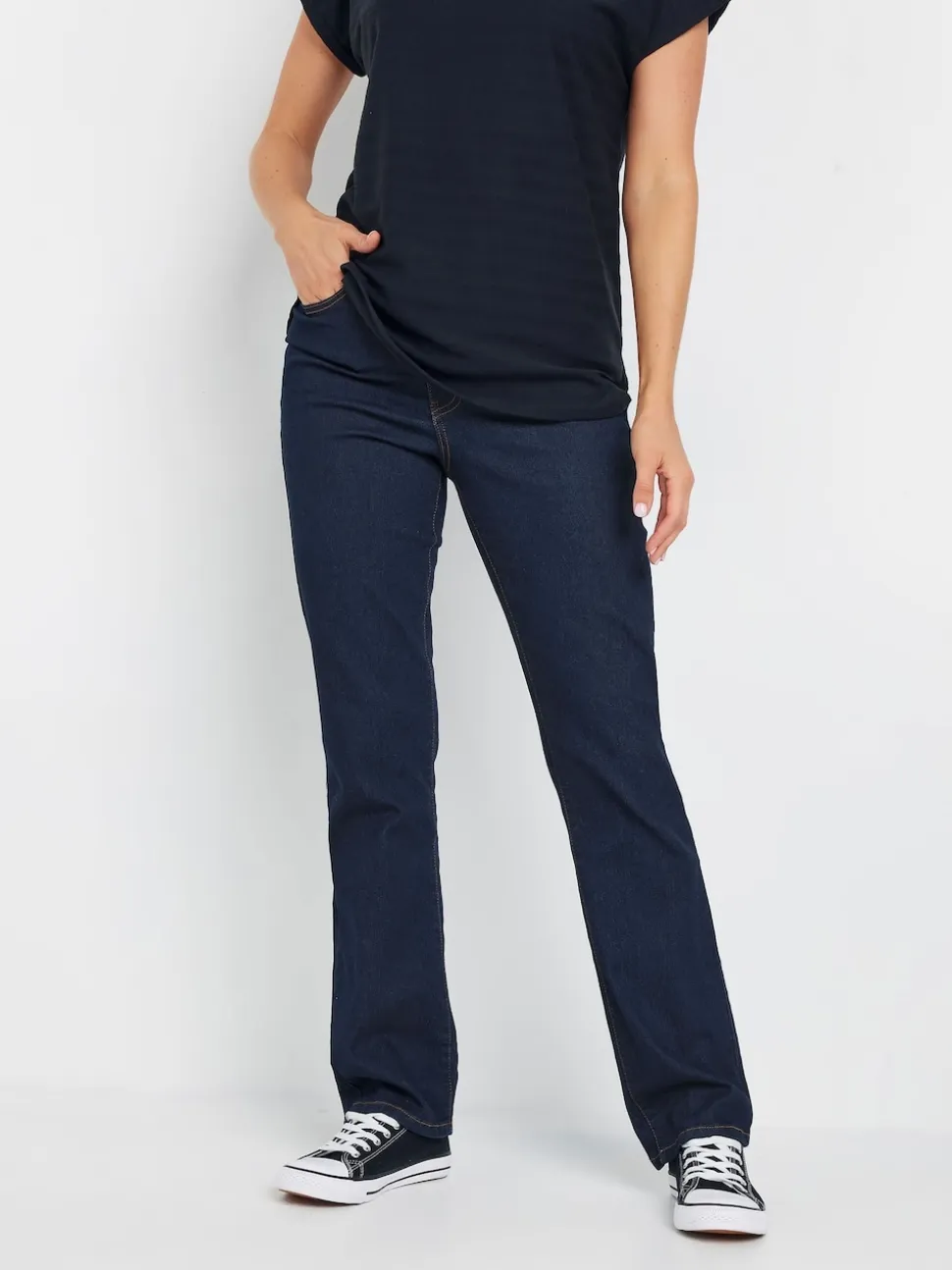 Long Tall Sally Blue Straight Leg Jeans