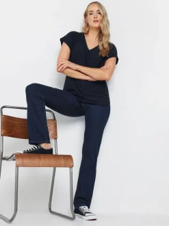 Long Tall Sally Blue Straight Leg Jeans