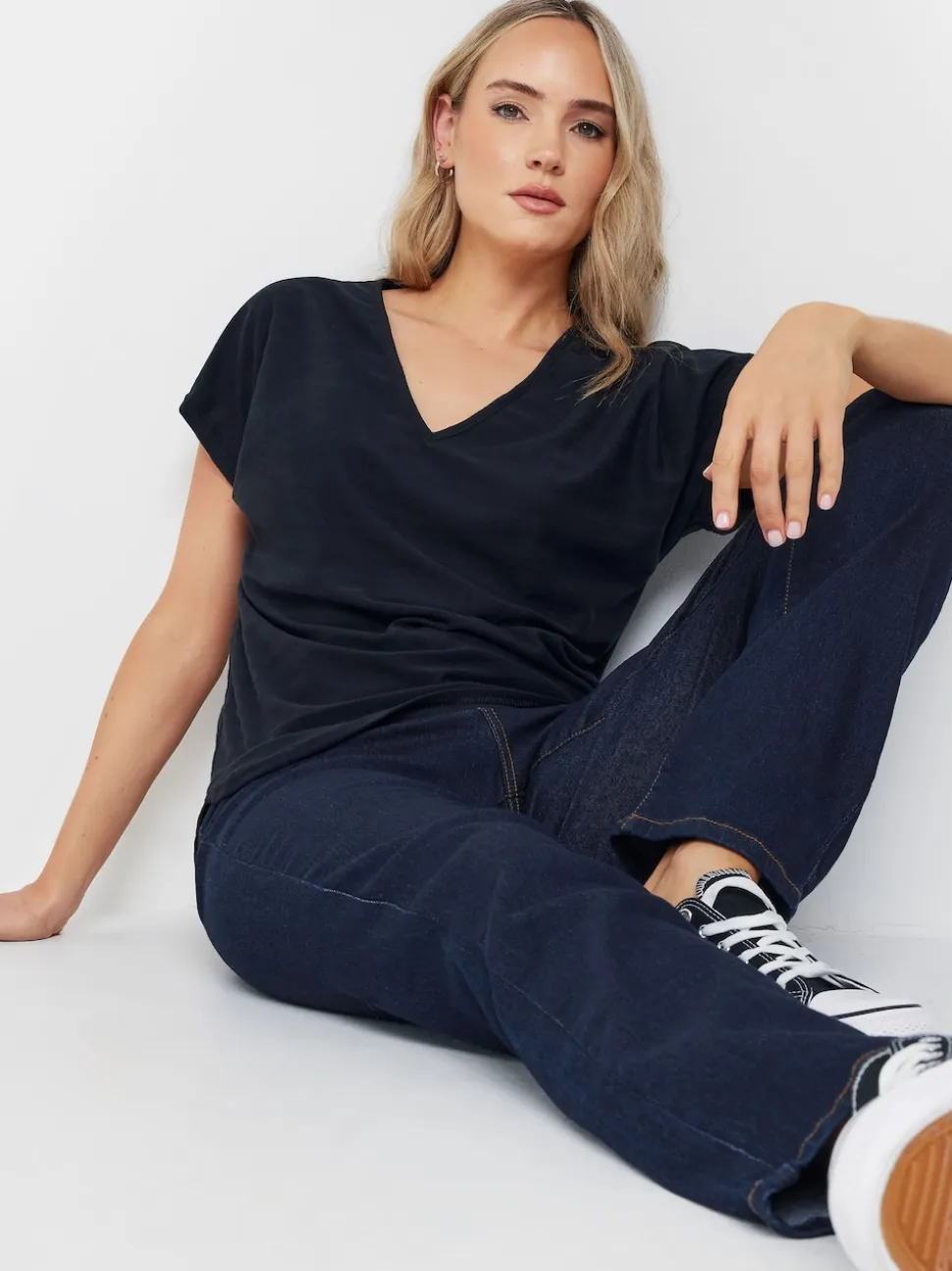 Long Tall Sally Blue Straight Leg Jeans