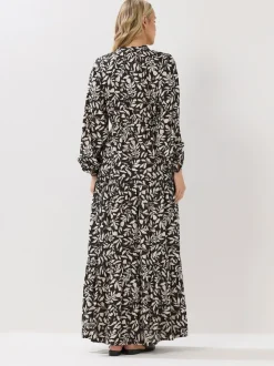 Long Tall Sally Brown Tie Waist Maxi Dress