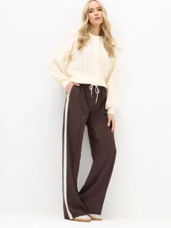 Long Tall Sally Brown Wide Leg Trousers