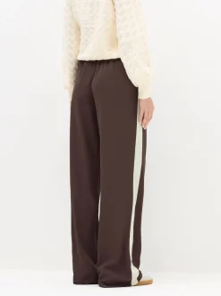 Long Tall Sally Brown Wide Leg Trousers