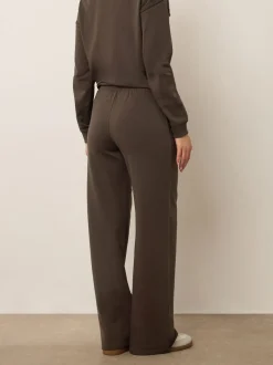 Long Tall Sally Brown Wide Fit Wide Leg Joggers