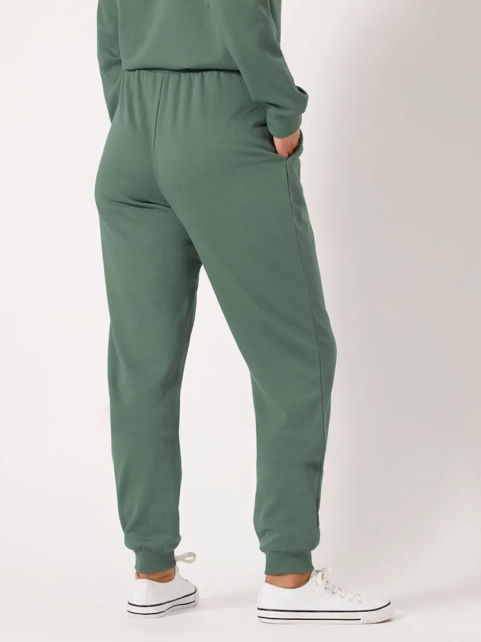 Long Tall Sally Green Cuffed Joggers