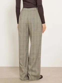 Long Tall Sally Green Wide Leg Trousers