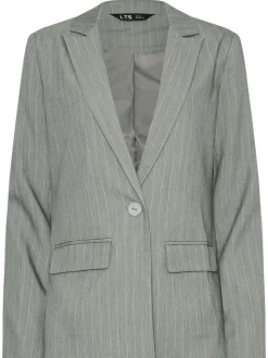 Long Tall Sally Grey Pinstripe Blazer