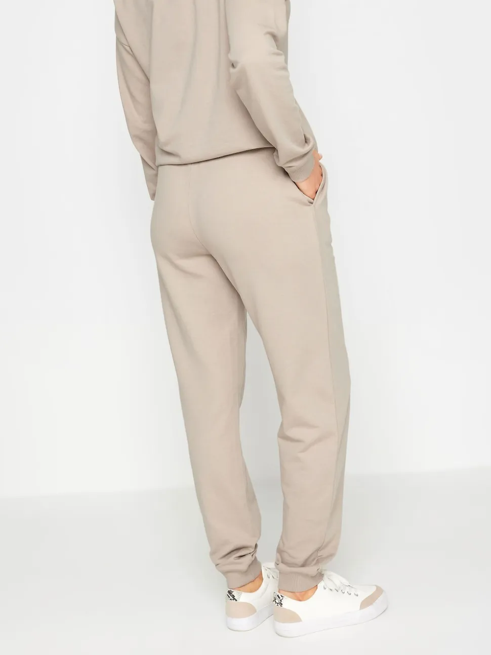 Long Tall Sally Natural Cuffed Joggers