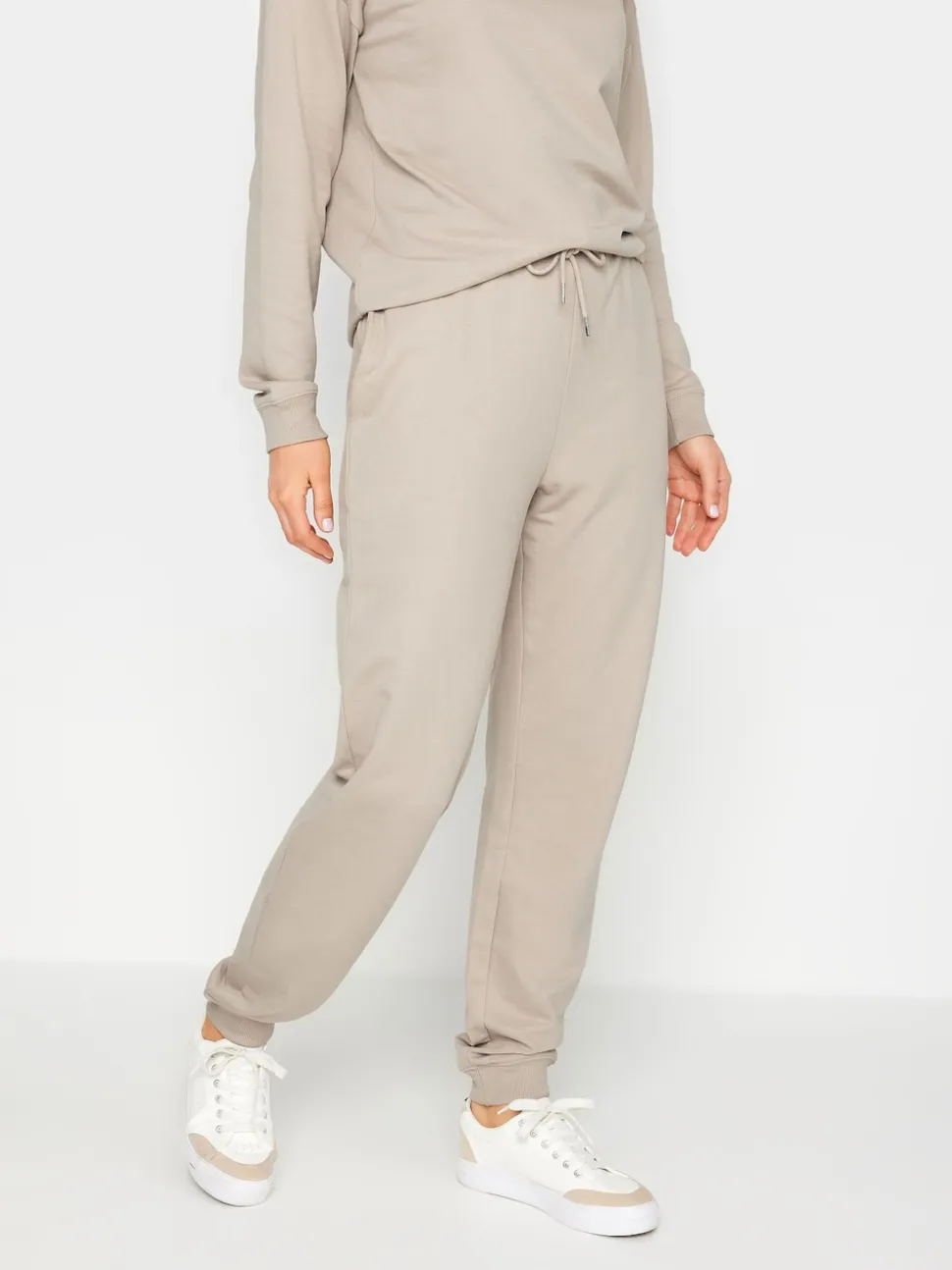 Long Tall Sally Natural Cuffed Joggers