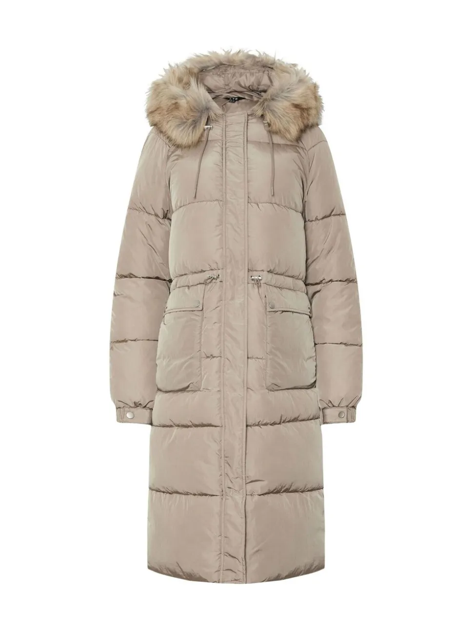Long Tall Sally Natural Padded Midi Coat