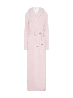 Long Tall Sally Pink Hooded Maxi Robe