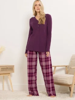 Long Tall Sally Red Check Pyjamas