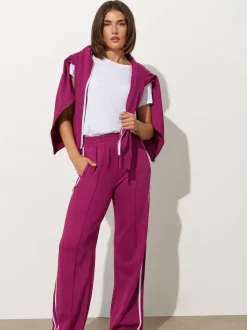 Long Tall Sally Red Two Stripe Joggers