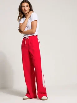 Long Tall Sally Red Wide Leg Trousers