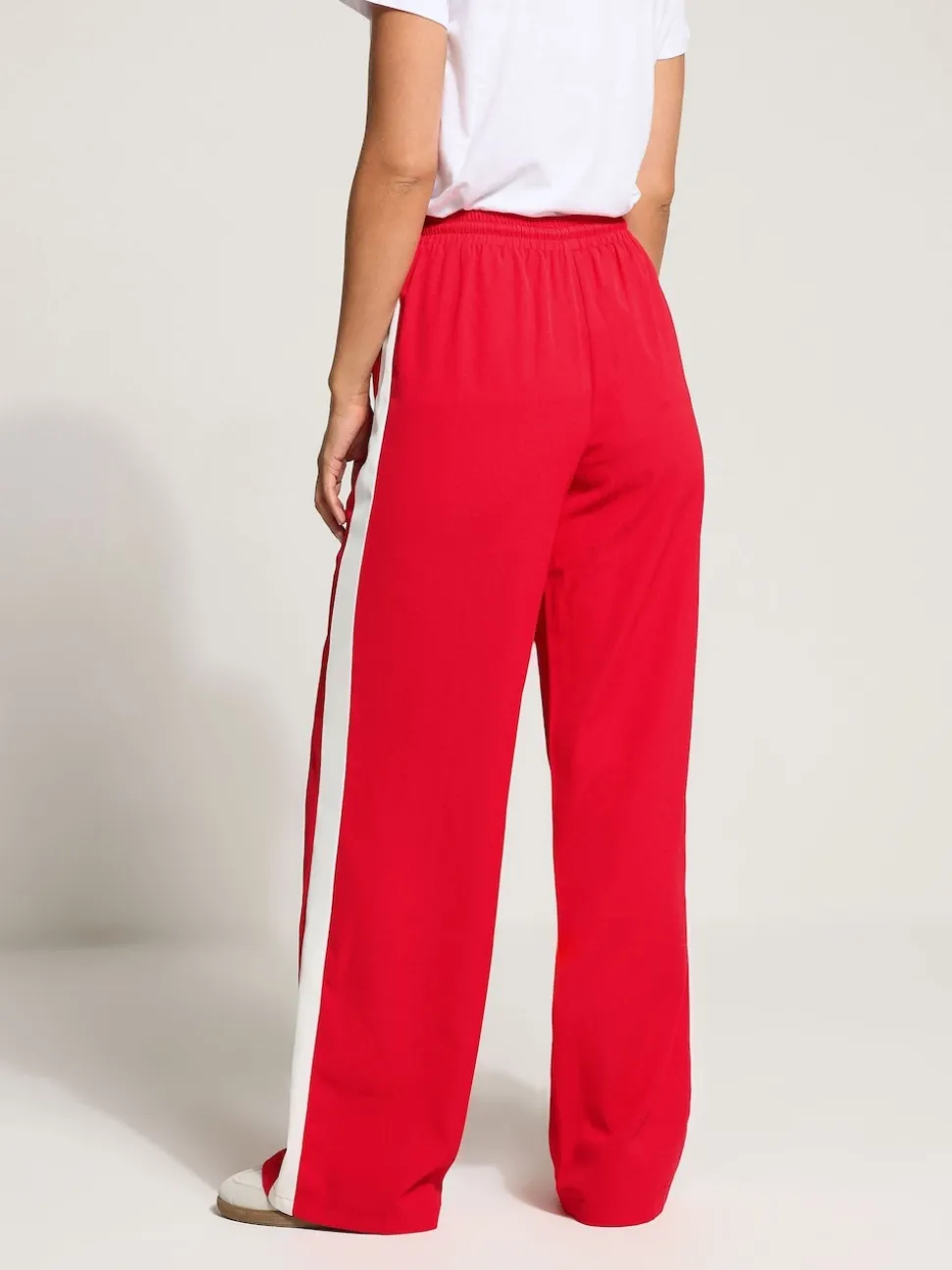 Long Tall Sally Red Wide Leg Trousers