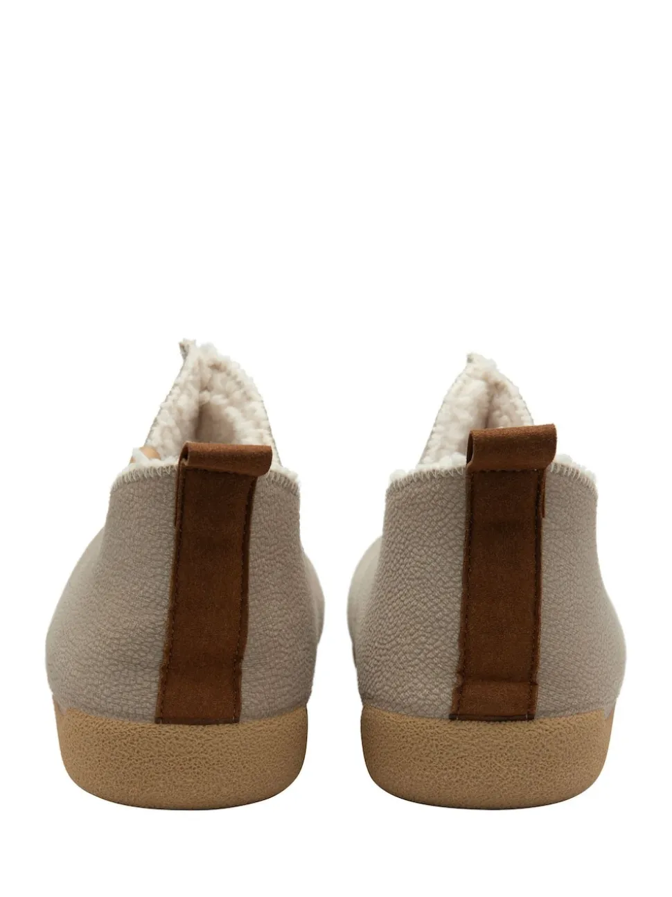 Lotus Natural Textile Bootie Slippers