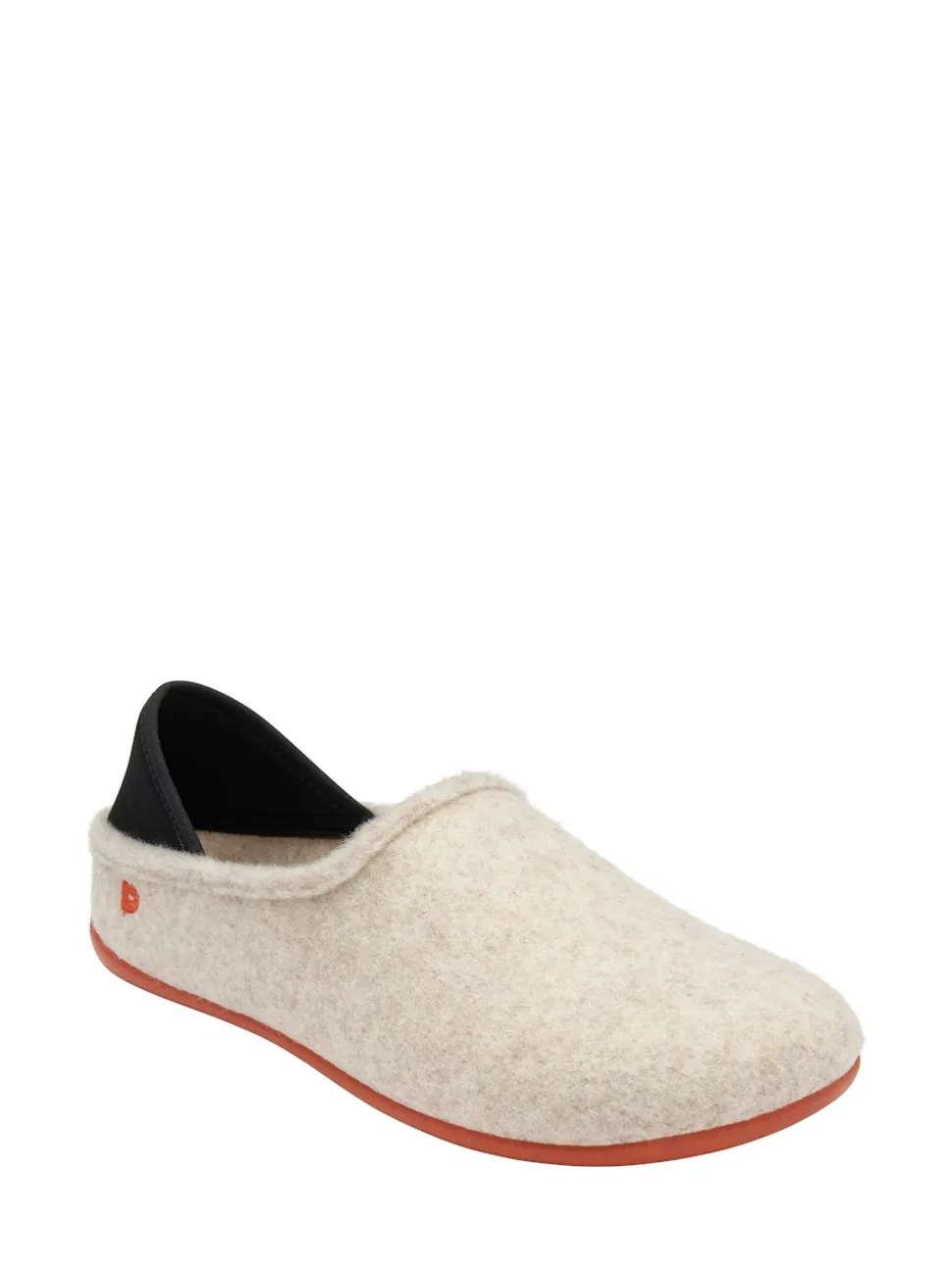 Lotus Natural Textile Flat Slippers